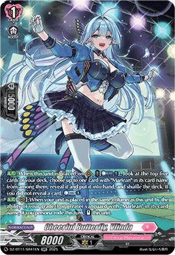 Cheerful Butterfly, Vlinda  (V.3 - Silver Rare) - Symphony of Might & Bloom (Silver Rare) [DZ-BT11-SR41]