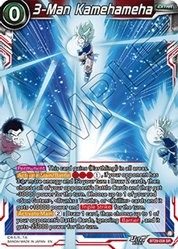 3-Man Kamehameha - Fearsome Rivals (Super Rare) [BT29-028]