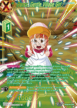 Pansy, Gentle Village Girl (V.2 - Special Rare) - Fearsome Rivals (Special Rare) [BT29-044]