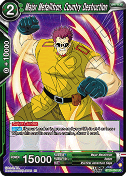 Major Metallitron, Country Destruction - Fearsome Rivals (Uncommon) [BT29-056]