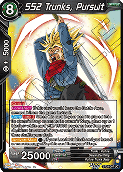 SS2 Trunks, Pursuit (V.1 - Uncommon) - Fearsome Rivals (Uncommon) [BT29-097]