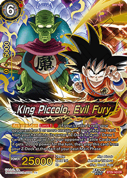 King Piccolo, Evil Fury - Fearsome Rivals (Feature Rare) [BT29-143]
