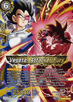 Vegeta, Attacker Fury - Fearsome Rivals (Feature Rare) [BT29-146]