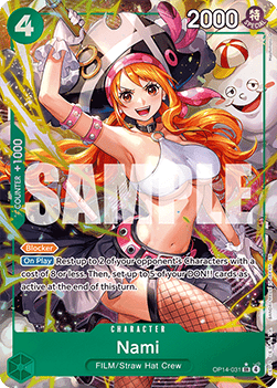 Nami (OP14-031) (V.2) - The Azure Sea's Seven (Alternate Art) [OP14-031]
