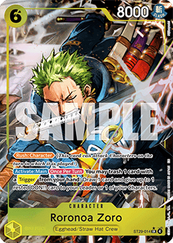 Roronoa Zoro (ST29-014) (V.2) - Starter Deck: Egghead (Alternate Art) [ST29-014]