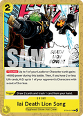 Iai Death Lion Song (ST29-017) - Starter Deck: Egghead (Common) [ST29-017]