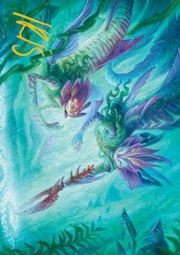 Art Series: Silvergill Mentor (V.2) - Lorwyn Eclipsed: Extras (Tip Card) [XECL-A10]