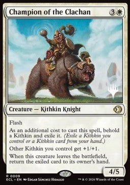 Champion of the Clachan - Lorwyn Eclipsed: Promos (Rare) [PECL-9]