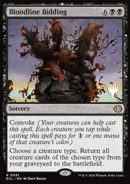 Bloodline Bidding - Lorwyn Eclipsed: Promos (Rare) [PECL-91]