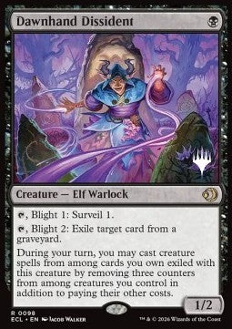 Dawnhand Dissident - Lorwyn Eclipsed: Promos (Rare) [PECL-98]