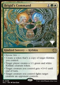 Brigid's Command - Lorwyn Eclipsed: Promos (Rare) [PECL-208]