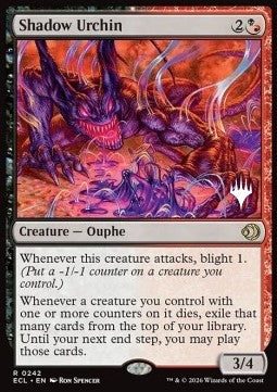 Shadow Urchin - Lorwyn Eclipsed: Promos (Rare) [PECL-242]