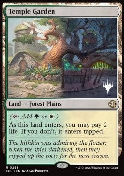 Temple Garden - Lorwyn Eclipsed: Promos (Rare) [PECL-268]