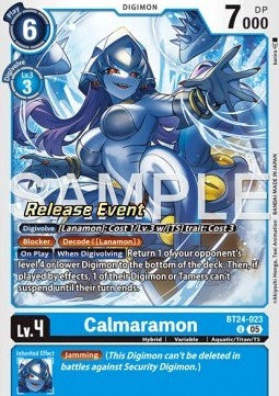 Calmaramon (BT24-023) - Promos: Time Stranger (Alternative Art) [BT-24P-BT24-023]