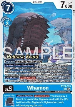 Whamon (BT24-029) - Promos: Time Stranger (Alternative Art) [BT-24P-BT24-029]