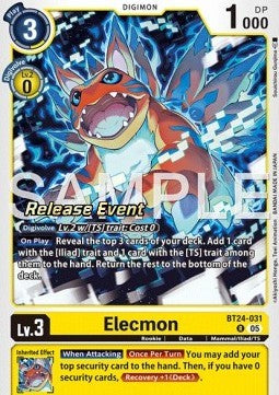 Elecmon (BT24-031) - Promos: Time Stranger (Alternative Art) [BT-24P-BT24-031]