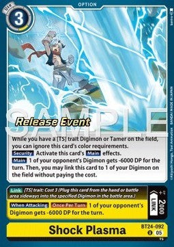 Shock Plasma (BT24-092) - Promos: Time Stranger (Alternative Art) [BT-24P-BT24-092]