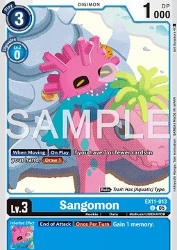 Sangomon (EX11-013) (V.1) - Dawn of Liberator (Uncommon) [EX-11-013]