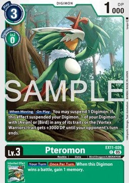 Pteromon (EX11-026) (V.1) - Dawn of Liberator (Common) [EX-11-026]