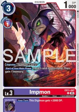Impmon (EX11-047) (V.1) - Dawn of Liberator (Common) [EX-11-047]