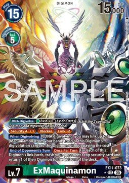 ExMaquinamon (EX11-073) (V.2) - Dawn of Liberator (Alternative Art) [EX-11-073]