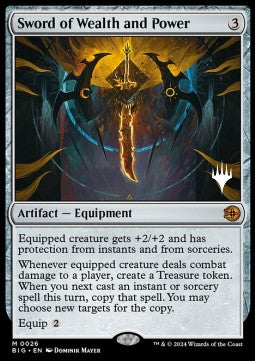 Sword of Wealth and Power - Lorwyn Eclipsed: Promos (Mythic) [PECL-26]