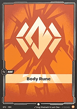 Body Rune (V.1 - Common) - Spiritforged (Common) [SFD-R04]
