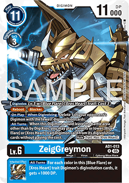 ZeigGreymon (AD1-013) - Digimon Generation (Rare) [AD-01-013]