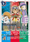 Tommy, Takuya, & Zoe (AD1-020) (V.1) - Digimon Generation (Rare) [AD-01-020]