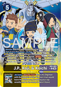 J.P., Koji, & Koichi (AD1-023) (V.2) - Digimon Generation (Alternative Art) [AD-01-023]