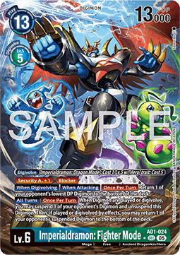 Imperialdramon: Fighter Mode (AD1-024) (V.2) - Digimon Generation (Alternative Art) [AD-01-024]