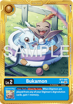 Bukamon (BT7-002) (V.2) - Digimon Generation (Alternative Art) [AD-01-BT7-002]