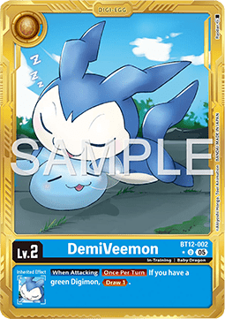 DemiVeemon (BT12-002) (V.2) - Digimon Generation (Alternative Art) [AD-01-BT12-002]
