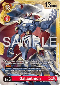 Gallantmon (BT13-111) (V.2) - Digimon Generation (Alternative Art) [AD-01-BT13-111]