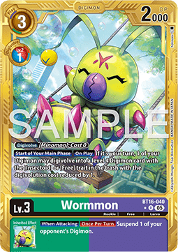 Wormmon (BT16-040) (V.2) - Digimon Generation (Alternative Art) [AD-01-BT16-040]