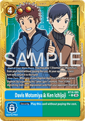 Davis Motomiya & Ken Ichijoji (BT16-085) (V.2) - Digimon Generation (Alternative Art) [AD-01-BT16-085]