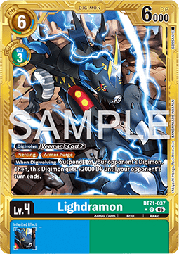 Lighdramon (BT21-037) (V.2) - Digimon Generation (Alternative Art) [AD-01-BT21-037]