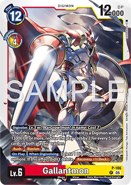 Gallantmon (P-186) - Digimon Generation (Alternative Art) [AD-01-P-186]