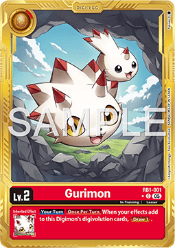 Gurimon (RB1-001) (V.2) - Digimon Generation (Alternative Art) [AD-01-RB1-001]