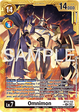 Omnimon (BT13-112) (V.2) - Digimon Generation (Alternative Art) [AD-01-BT13-112]