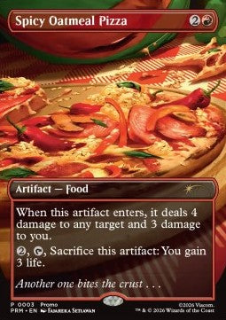 Spicy Oatmeal Pizza