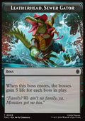 Leatherhead, Sewer Gator - Teenage Mutant Ninja Turtles: Tokens (Token) [TTMT-CT09]