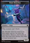 Foot Disciple Token (Black 3/3) - Teenage Mutant Ninja Turtles: Tokens (Token) [TTMT-CT30]