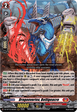 Dragonvortex, Belligeacro  (V.1 - Triple Rare) - Chasm of Lost Souls (Triple Rare) [DZ-BT12-003]