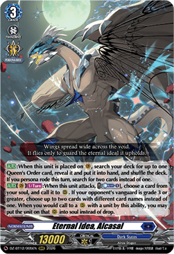 Eternal Idea, Alcasal  (V.1 - Triple Rare) - Chasm of Lost Souls (Triple Rare) [DZ-BT12-005]