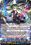 Demonic Sword of Awakening, Welkaina  (V.1 - Triple Rare) - Chasm of Lost Souls (Triple Rare) [DZ-BT12-006]