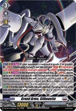 Grand Arms, Silhouette  (V.1 - Triple Rare) - Chasm of Lost Souls (Triple Rare) [DZ-BT12-008]