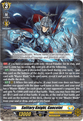 Solitary Knight, Gancelot  (V.1 - Triple Rare) - Chasm of Lost Souls (Triple Rare) [DZ-BT12-012]