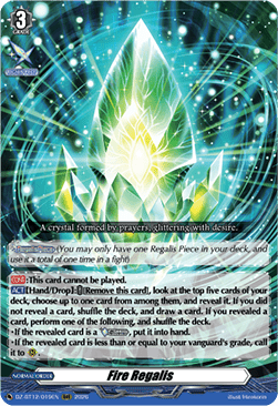 Fire Regalis - Chasm of Lost Souls (Triple Rare) [DZ-BT12-019]