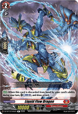 Liquid Flow Dragon  (V.1 - Rare) - Chasm of Lost Souls (Rare) [DZ-BT12-045]